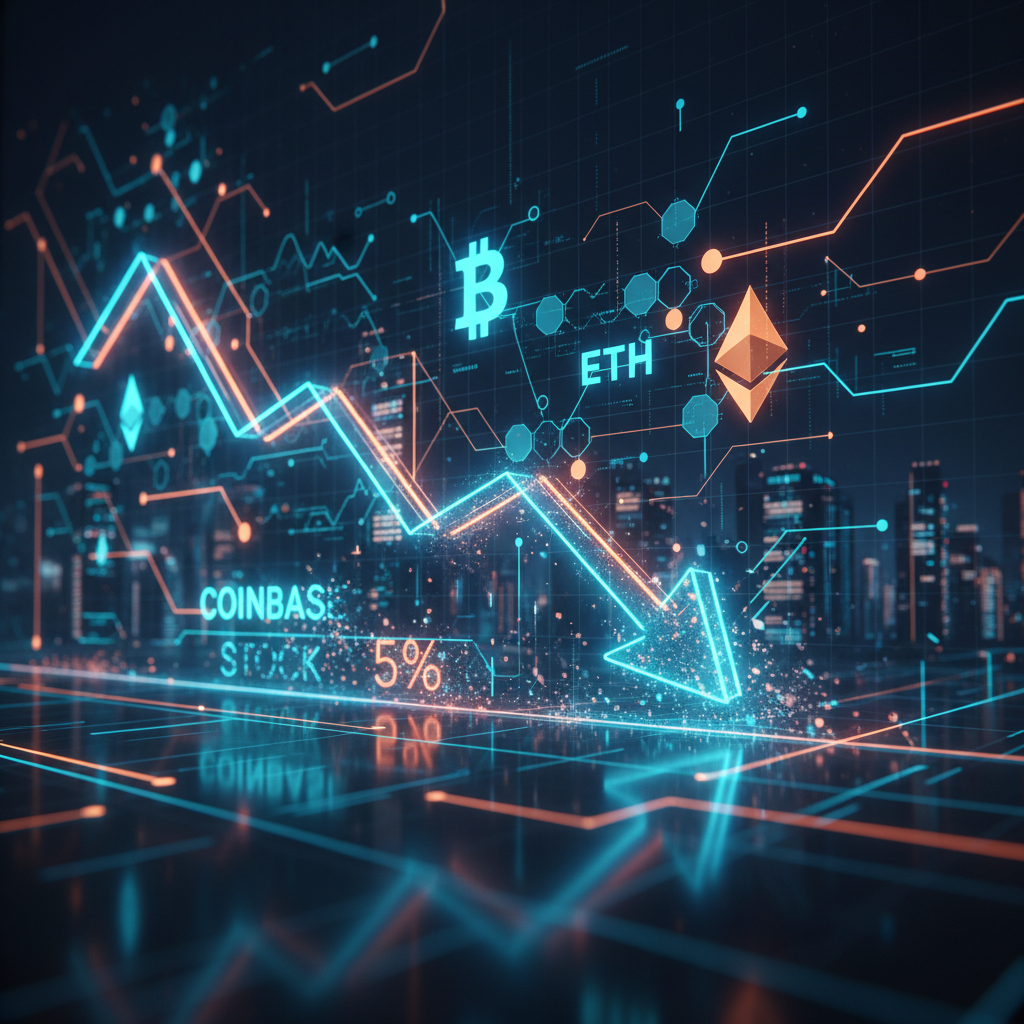 Coinbase Stock Declines 5% as Crypto Slowdown Hits Q1