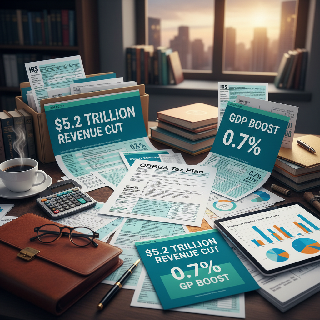 OBBBA Tax Plan: $5.2T Revenue Cut, 0.7% GDP Boost