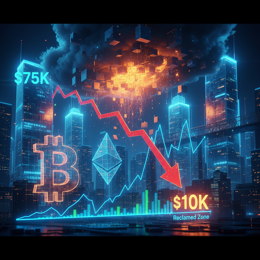 Bitcoin's $10K Plunge Looms Unless $75K Reclaimed, Analyst Warns