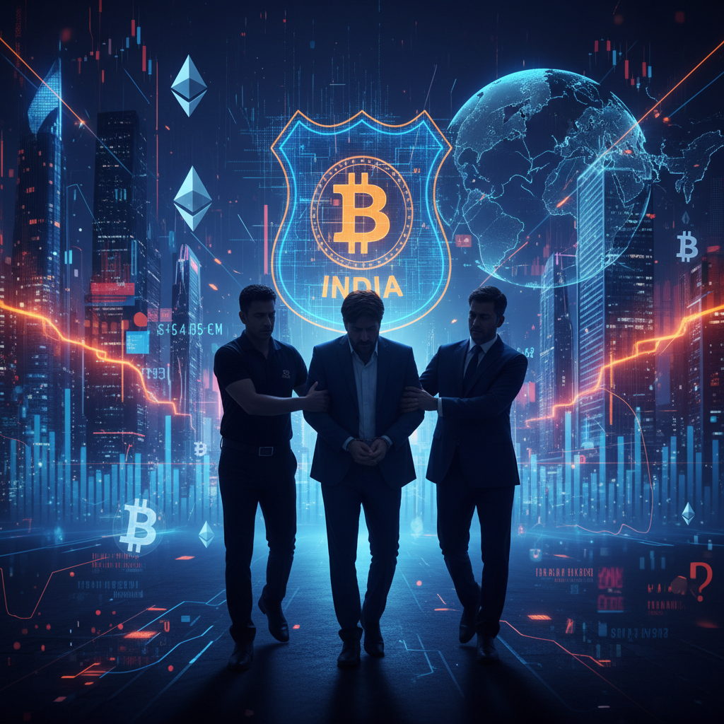 India Arrests Co-founder in Massive GainBitcoin Crypto Scam