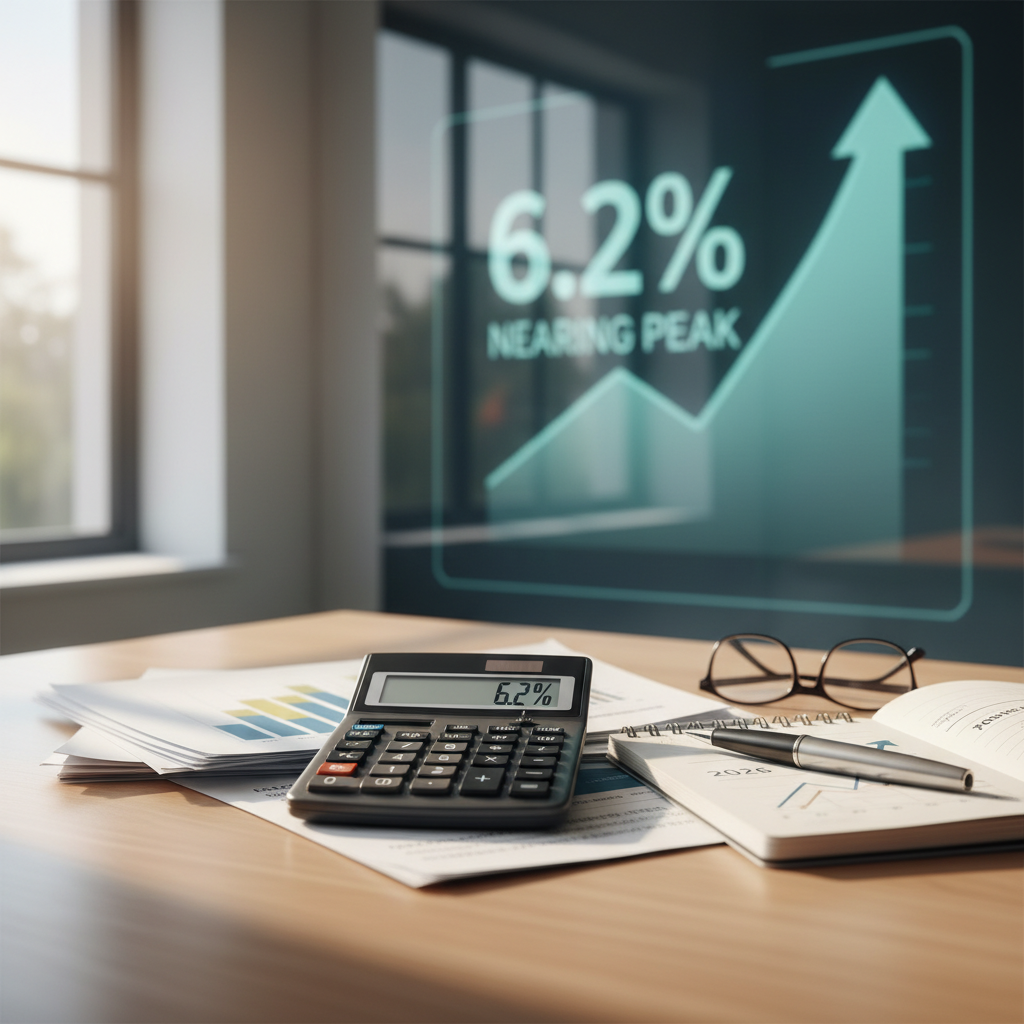 Mortgage Rates Jump to 6.2%, Nearing Predicted 2026 Peak