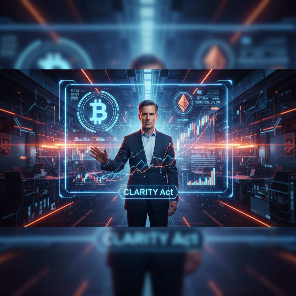Coinbase CEO Armstrong Endorses CLARITY Act for Crypto