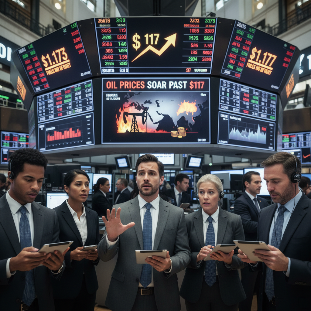 Oil Prices Soar Past $117 Amid Iran Standoff: Your Money Impact