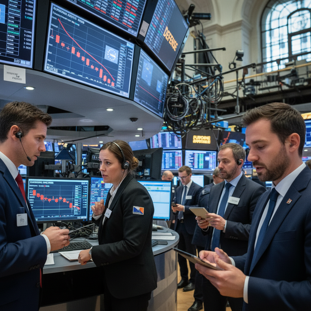 European Defense Stocks Reverse Rally Amid Funding Squeeze